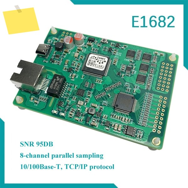이더넷 데이터 수집 카드 16Bit8CH 200Ksps ± 5V± 10 병렬 샘플링 E1682 제품 이미지
