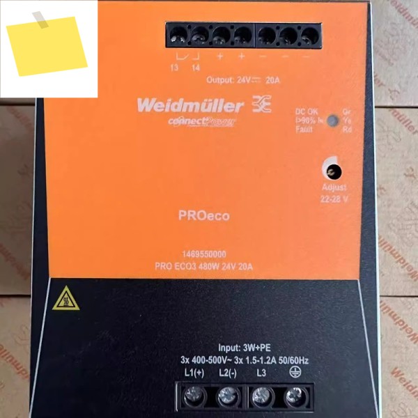 PRO ECO 스위칭 전원 공급 장치 모듈, 1469550000 레일 설치, 480W, 24V, 20A 제품 이미지