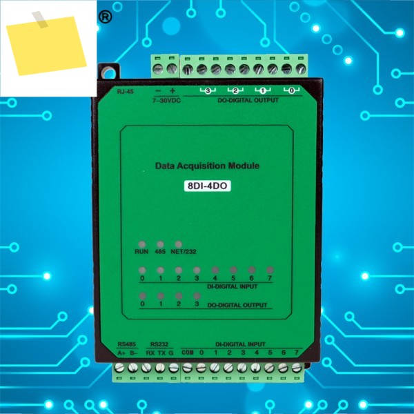 8DI4DO 4way 릴레이 출력 8채널 디지털 입력 산업용 이더넷 모듈 Modbus TCP 프로토콜 자동화 Contorl 제품 이미지