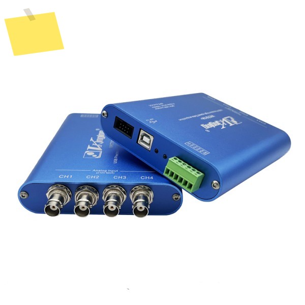 IEPE 기능이 있는 절연 USB 데이터 수집 카드, VK701H + 24 비트, 102.4K 샘플링 uV 레벨 채널 동기화 제품 이미지