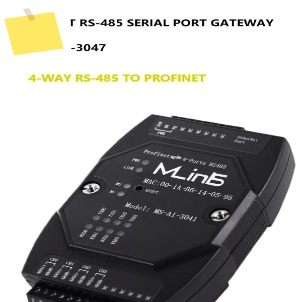 프로그래밍 없이 Profinet에서 Modbus485RTU 게이트웨이 PN 및 상호 변환 4방향 동기 획득 제품 이미지
