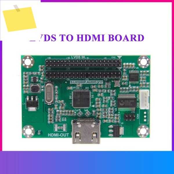 LVDS-HDMI 보드 듀얼 8은 해상도 표준 1080P를 지원합니다 제품 이미지