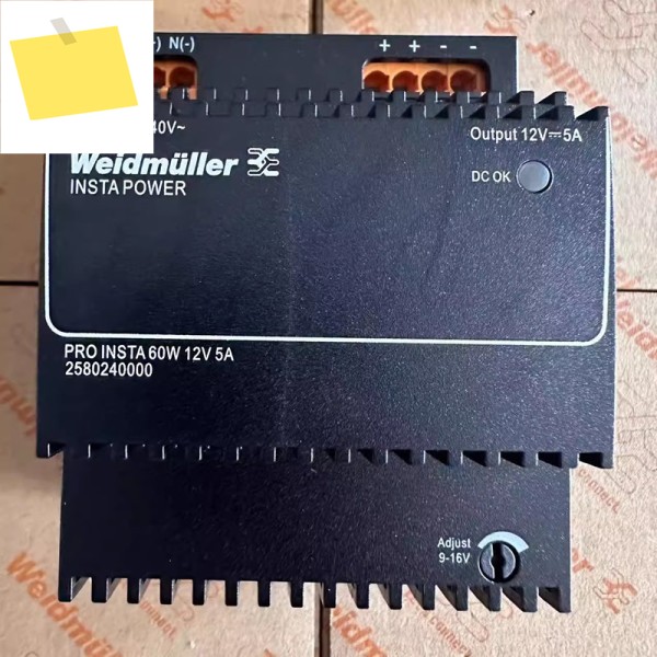 PRO INSTA 레일 장착 스위칭 전원 공급 장치 2580240000, 60W, 12V, 5A 제품 이미지