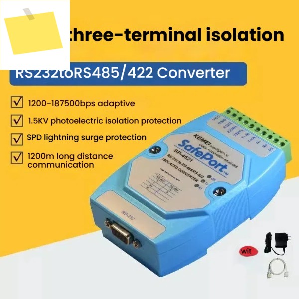 능동 절연 RS232-RS485-RS422 양방향 변환기 번개 보호 산업용 등급-직렬 포트 모듈 제품 이미지