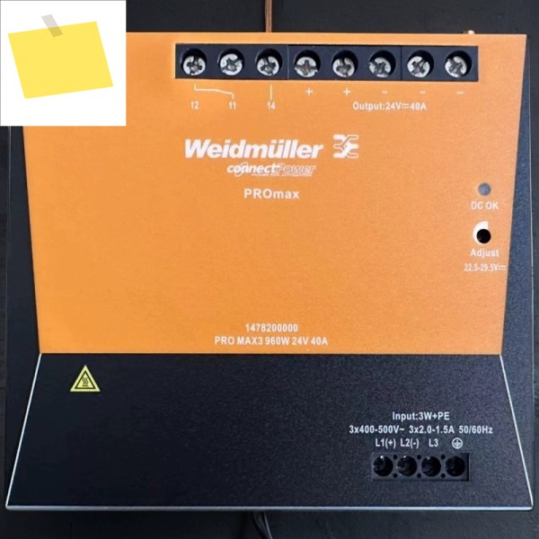 오리지널 스위칭 전원 공급 장치, PRO MAX3, 960W, 24V, 40A 1478200000, 새제품 제품 이미지