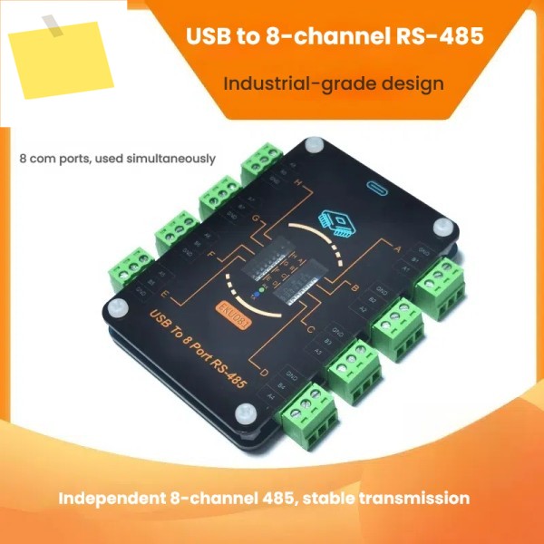 USB - 8채널 RS485TTLTypeC 다중 485 직렬 포트 변환기CH348 확장 모듈 EKU081 제품 이미지