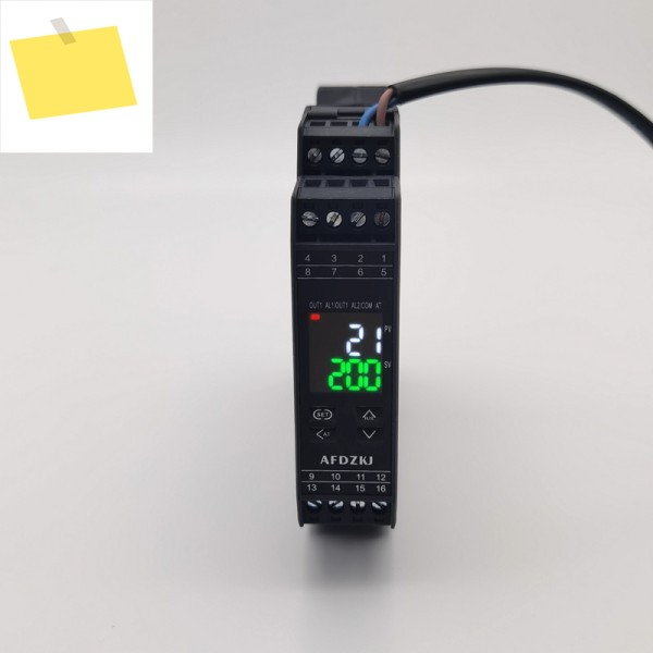 레일 유형 온도 컨트롤러 PID 제어 장비 RS485 통신 경보 수집 모듈 4-20mA 제품 이미지