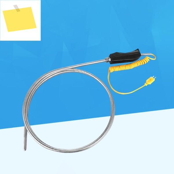 2pcs 부식 방지 PTFE PT100 열전쌍저항 온도 와이어 센서 프로브 산 및 알칼리 저항 제품 이미지