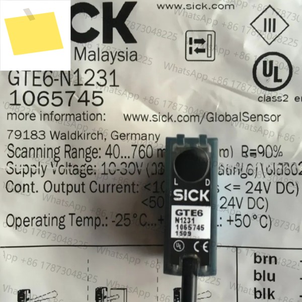 1PC Sick 신품 오리지널 정품 광전 스위치 GTE6-N1231 또는 제품 이미지
