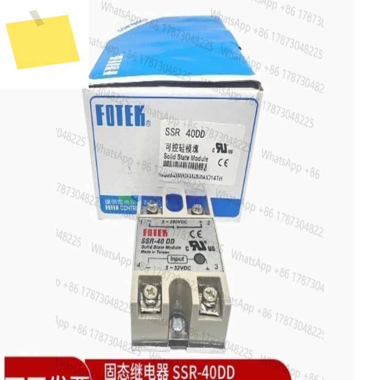 10개 SSR-40DD FOTEK 단상 솔리드 스테이트 릴레이 40A DC 제어 제품 이미지