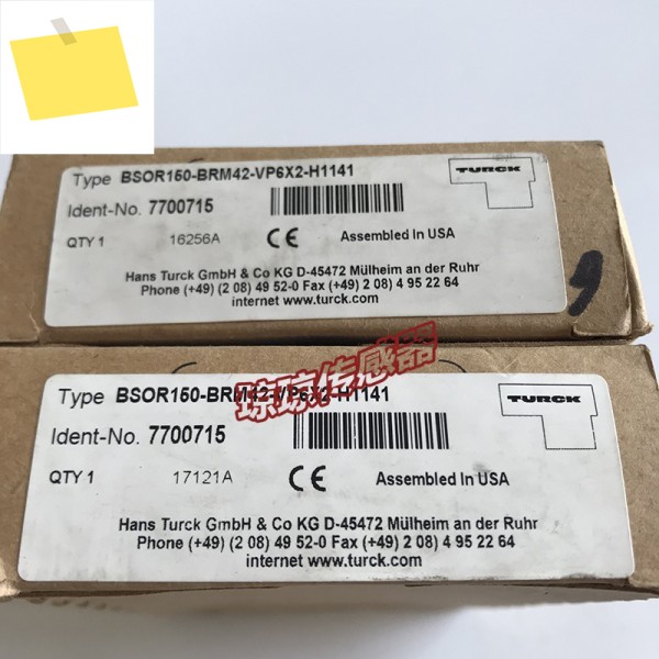 정품, 수입 터크 광전 개방형 센서 BSOR150-BRM42-VP6X2-H1141 제품 이미지