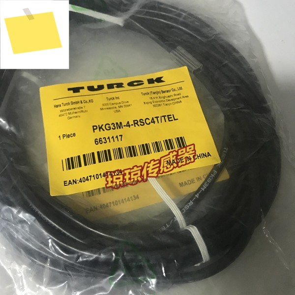 터크 케이블 PKG3M-4-RSC4T-TEL 커넥터 제품 이미지