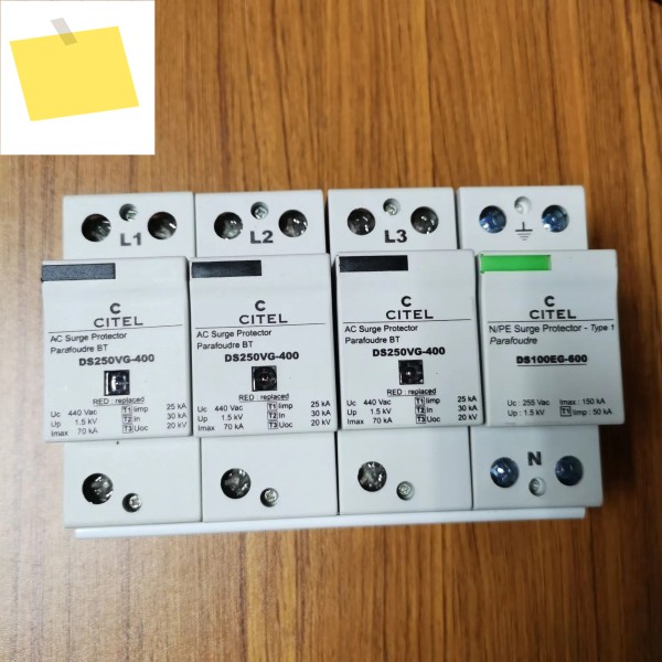 프랑스 CITEL 전원 공급 장치 1P 서지 보호기 DS250VG-400G West Del 440V 피뢰기 스팟 제품 이미지