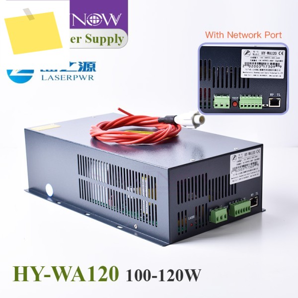 Startnow HY-WA120 레이저 전원 공급 장치, HY 시리즈 소스, 100 W, CO2 튜브 절단 타각기, 110V, 220V 제품 이미지