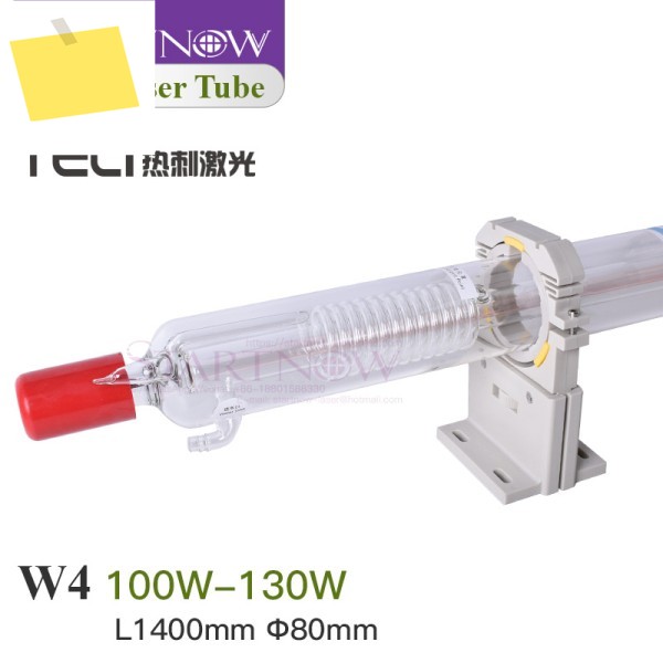 Startnow W4 Reci CO2 레이저 튜브, 유리 램프 직경 80mm, 100W-130W, 나무 상자 포장, 타각기 제품 이미지