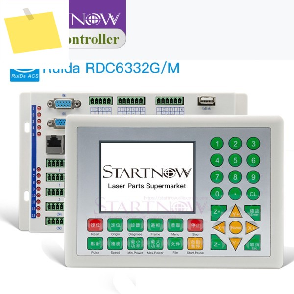 Startnow RDC6332M CO2 레이저 컨트롤러 절단기 커터 캇타 카타 , 무선 원격 제어 초점 시스템, Ruida DSP 마더보드 제품 이미지