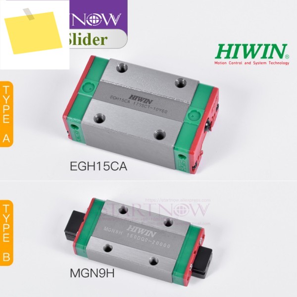 대만 HIWIN 선형 가이드 슬라이더 블록, 캐리지 모션 시스템용, EGH15CA 제품 이미지