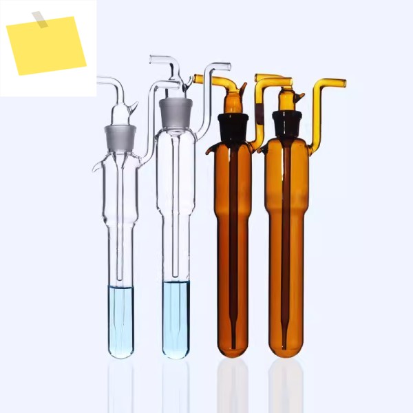 흰색 갈색 대형 가방 흡수 튜브 5102550ml 버블 병 가스 샘플링 제품 이미지