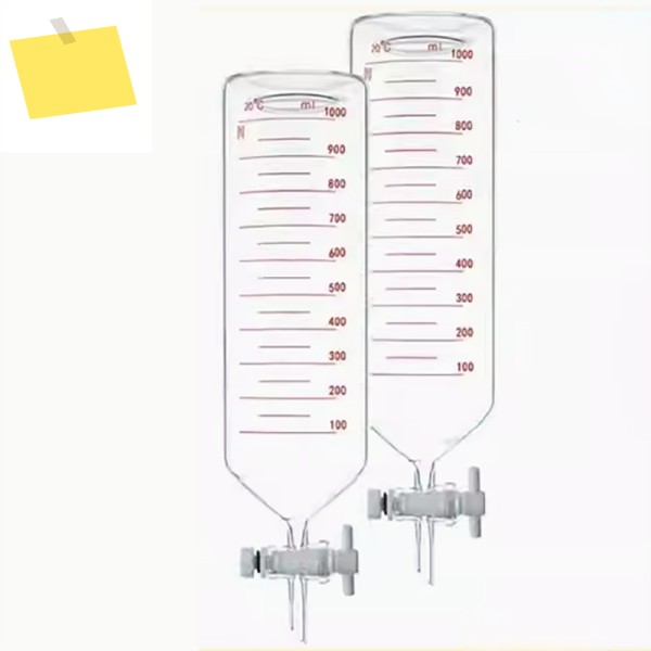 제트 추출기 유리 터빈 포트 병 스케일 깔때기 1000ml 제품 이미지