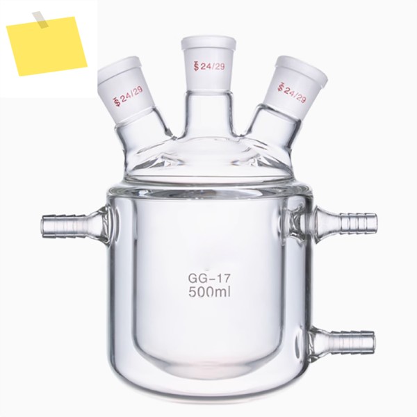 3홀 재킷 이중층 반응기 250ml500m1000ml2000mll 플라스크 제품 이미지