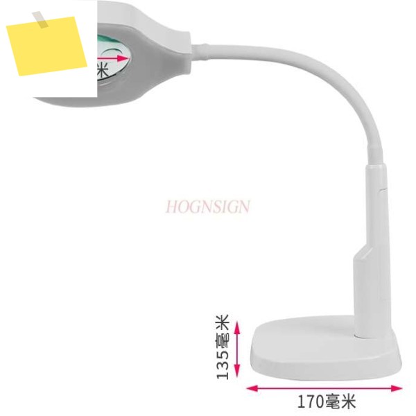 LED 조명이 있는 탁상용 돋보기, 장비, 맑은 일상 가정 독서 컴퓨터, 전자 회로 수리 시간 제품 이미지
