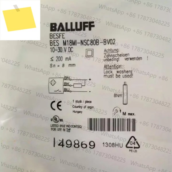 1PC BES M18MI-NSC80B-BV02 근접 스위치 센서 Balluff 3 선 NPN NO 제품 이미지