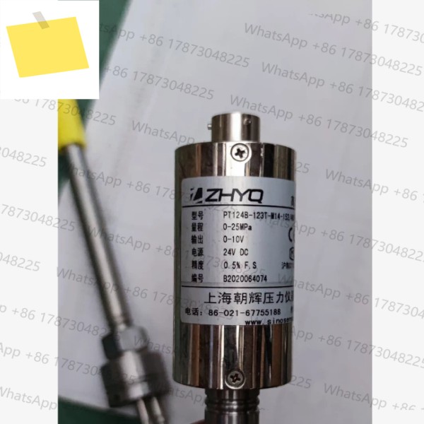 ZHYQ PT124G-123T-50Mpa-12-20UNF-152460-3.33mVV-6-0.5%-K 용융 압력 센서 6핀 온도 표시기 포함 N50 제품 이미지