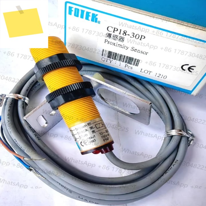 CP18-30P FOTEK 신품 오리지널 PNP NO 원통형 용량성 근접 센서 10-30VDC 제품 이미지