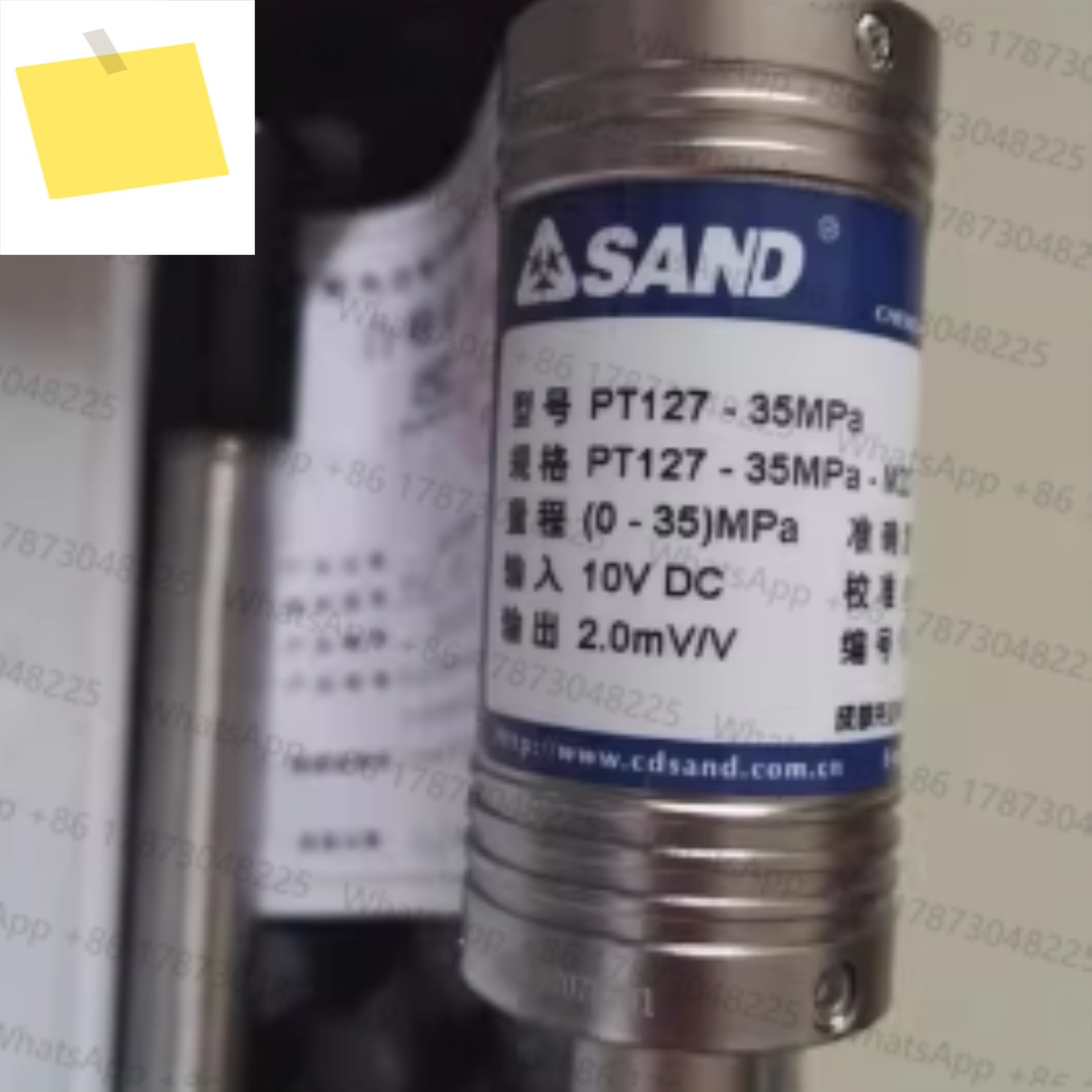 PT127-35MPA-M22-150470 샌드 고온 용융 압력 센서 2.0mVV 출력 제품 이미지