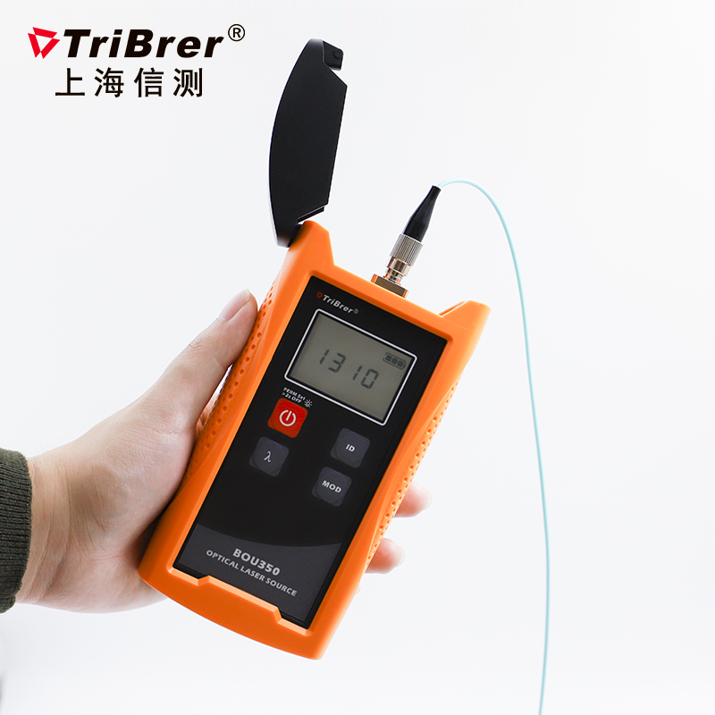 다중 파장 선택이 가능한 상하이 TriBrer 핸드헬드 광섬유 단일 모드/다중 모드 안정 광원 BOU350 제품 이미지