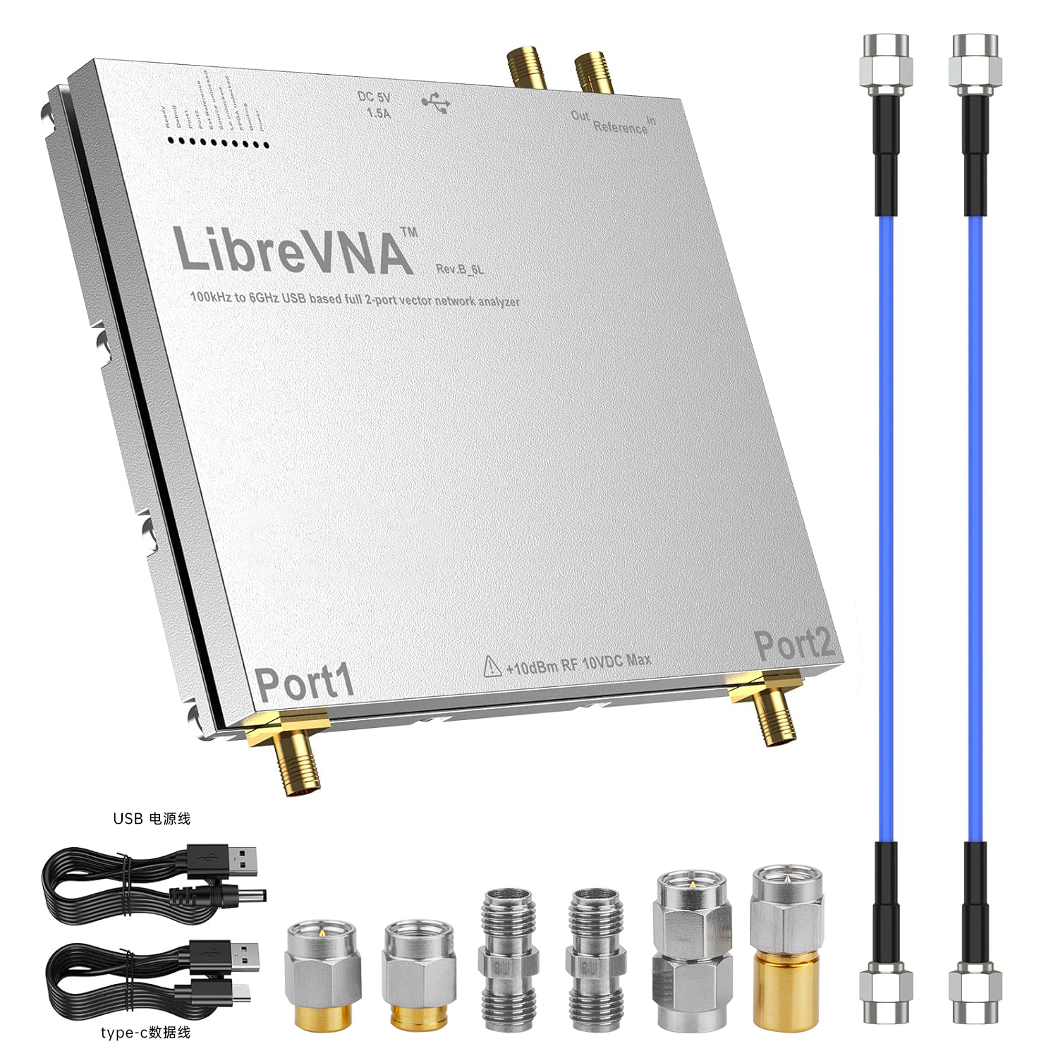LibreVNA 네트워크 분석기 100kHz-6GHz 2025 버전 벡터 스펙트럼 제품 이미지