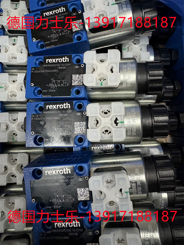 R900052392 M-3SED6CK1X/350CG24N9K4 Rexroth 솔레노이드 밸브가 재고에 있습니다. 제품 이미지