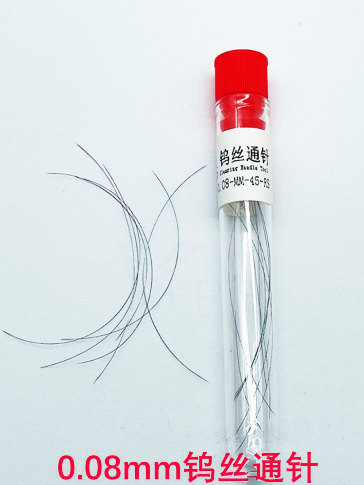 LED 세라믹 노즐 텅스텐 와이어 바늘 매우 단단한 팁이 있는 초극세 강철 약 0.01mm 분배기 노즐/헤드 세척 바늘. 제품 이미지