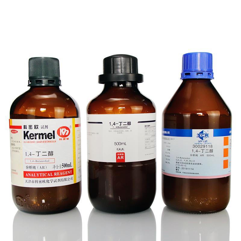 Sinopharm Reagent Shanghai Test Xilong Scientific 14-Butanediol 분석용 AR 500mL 과학 연구 및 산업 용품 제품 이미지