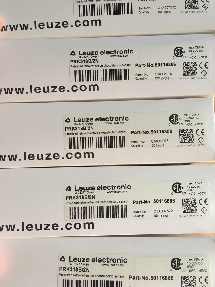 독일의 Leuze 광전 스위치PRK 318B/2N PRK 318B/4P PRK328.3/4P. 제품 이미지
