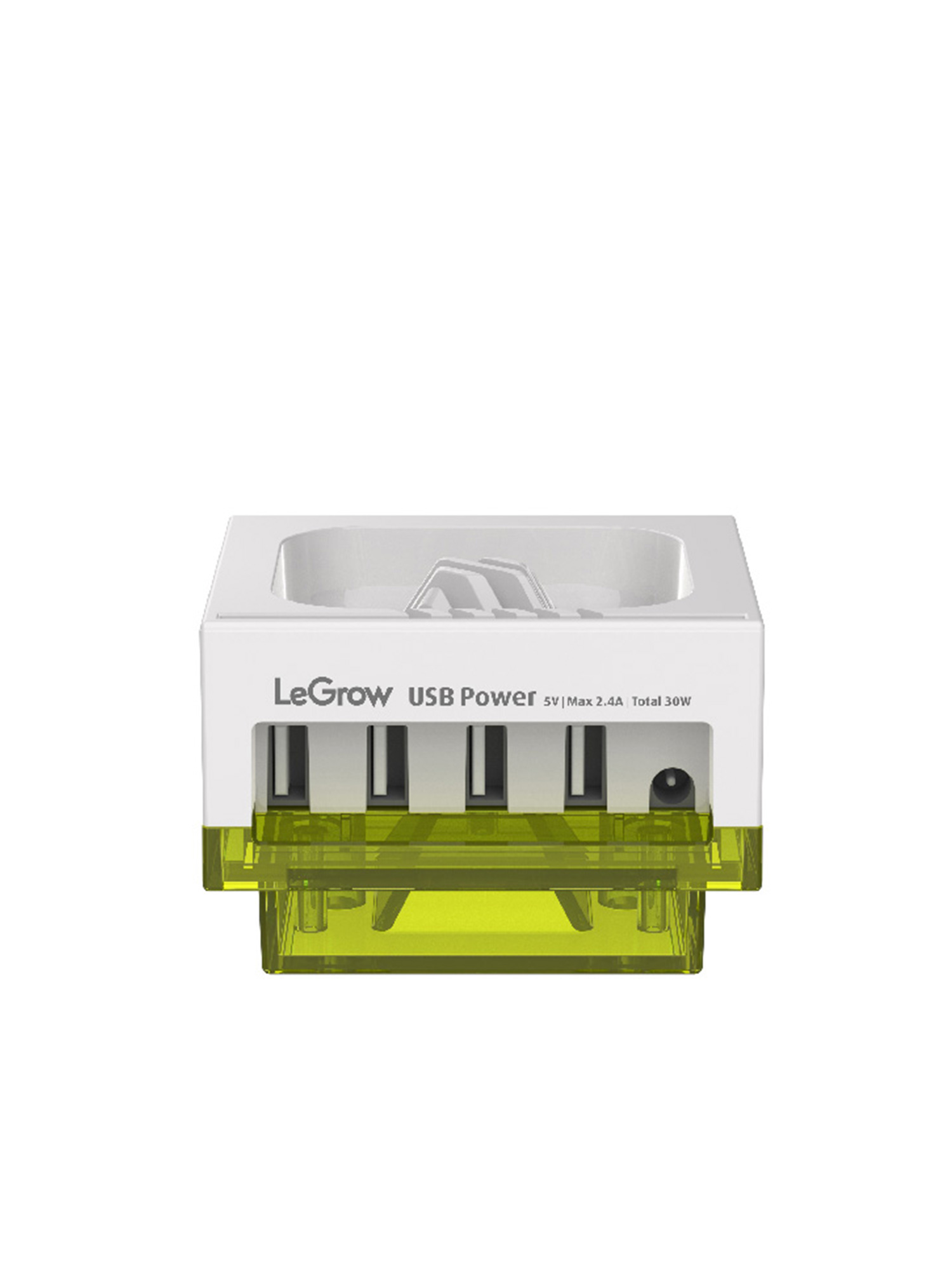 안전한 전원 공급 장치 LeGrow 실내용 데스크탑 장치USB 포트 4개 5V 2.4A 단락 방지 및 방수 기능 포함 제품 이미지