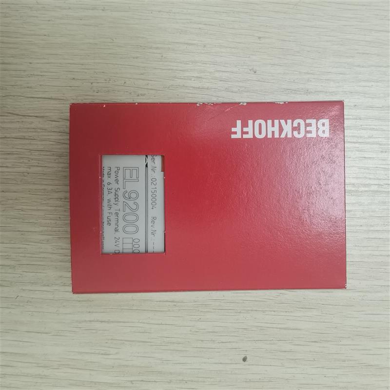 새 제품인 Beckhoff EL9200 깨끗하고 아름다우며 할인 판매합니다. 실제 제품 사진도 있습니다. 제품 이미지