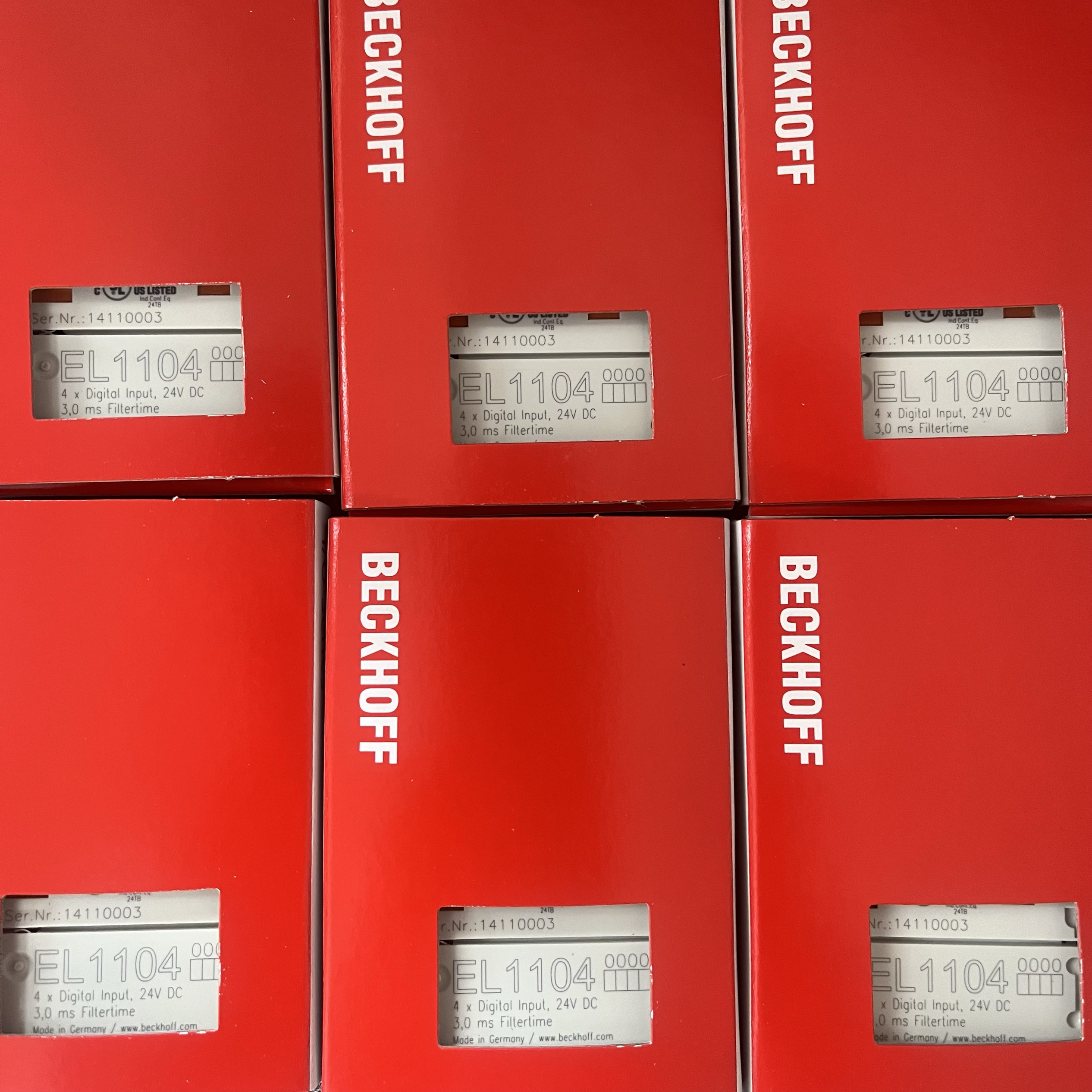 새로운 독일 Beckhoff EL1104 EL1004 EL2004 EL4004 EL3054 제품 이미지