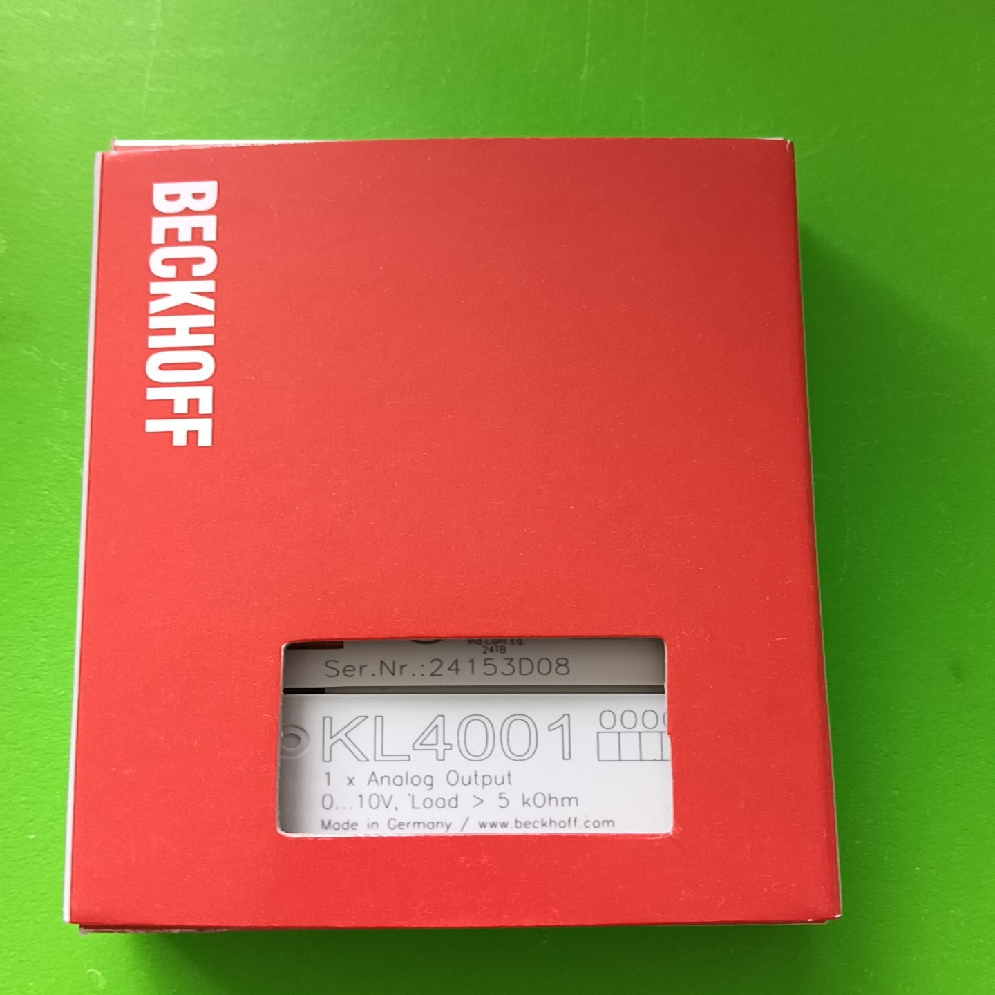 SF Express와 호환되는 BECKHOFF 모듈 KL4001 제품 이미지