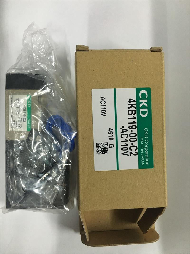 CKD 솔레노이드 밸브 4KB119-00-C2/AC110V/DC24 재고 있음/새 제품이며 정품이며 당일 배송됩니다. 제품 이미지