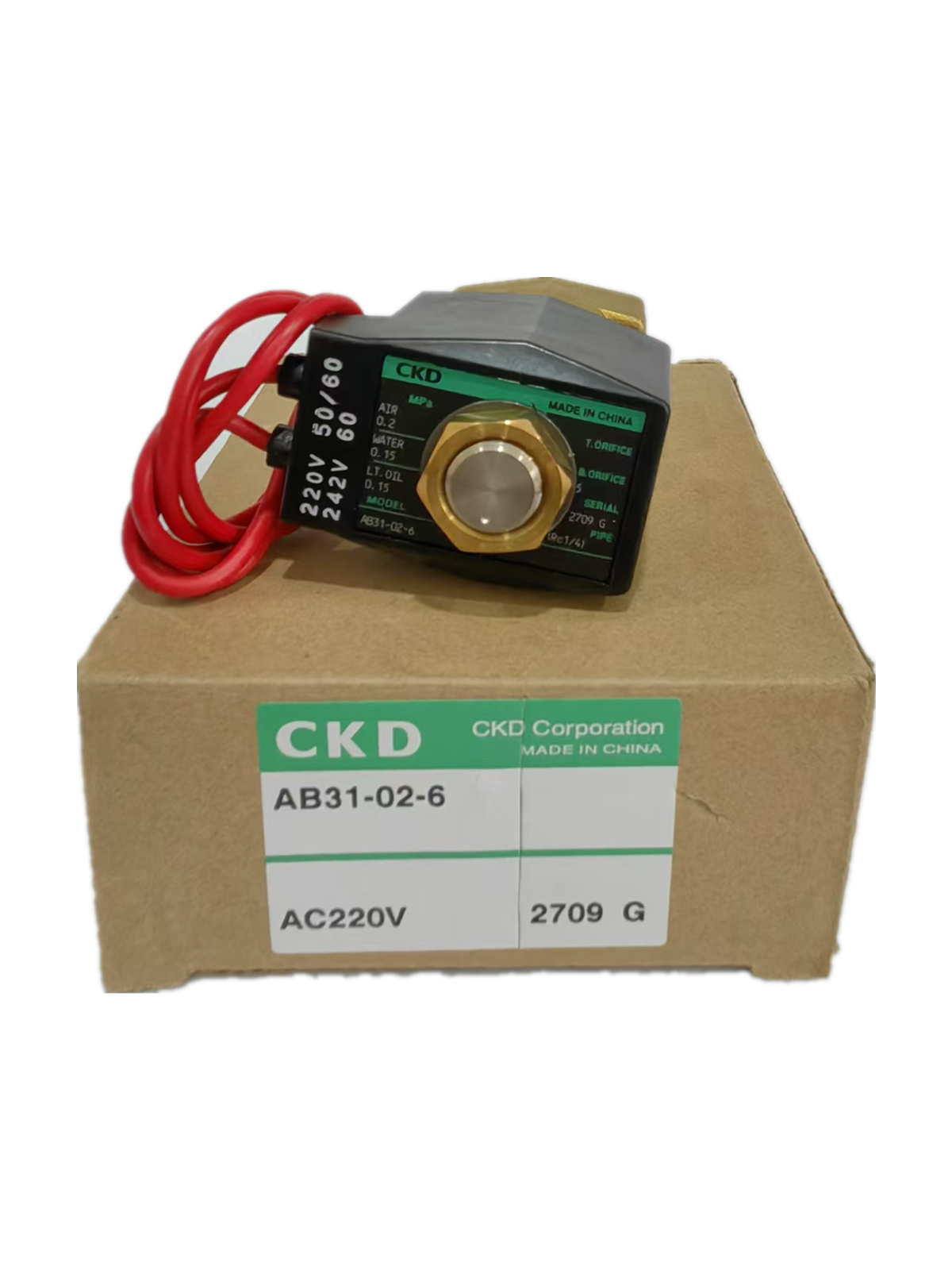 CKD 솔레노이드 밸브 AB41-02-1/2/3/4/5/6/7-02E AB31-02/-2/3/4/5/6-DC24V 제품 이미지