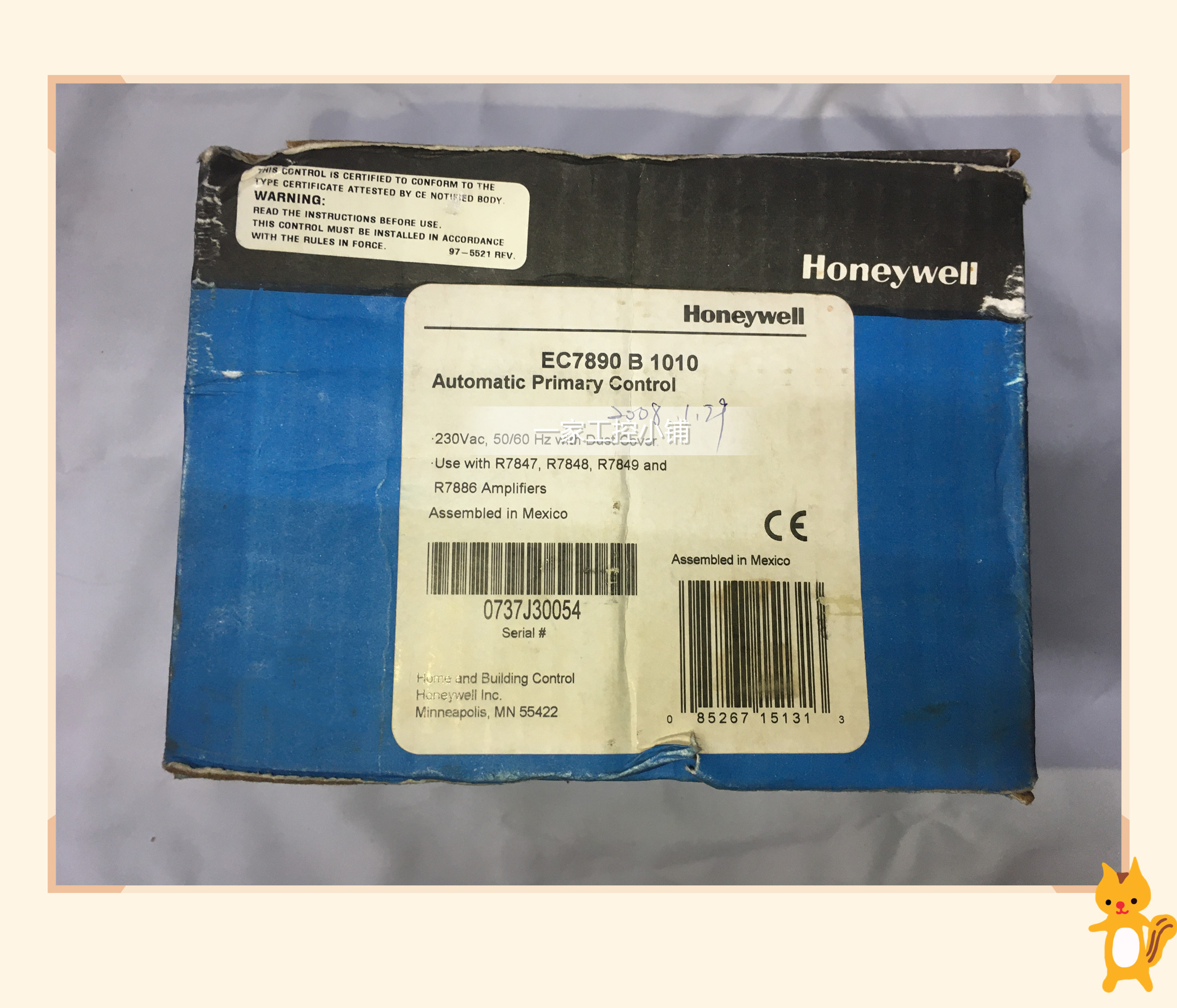 EC7890 B 1010 PLC 정품 모듈 HONEYWELL 프로그래밍 전원 사다리 컨트롤러 제품 이미지
