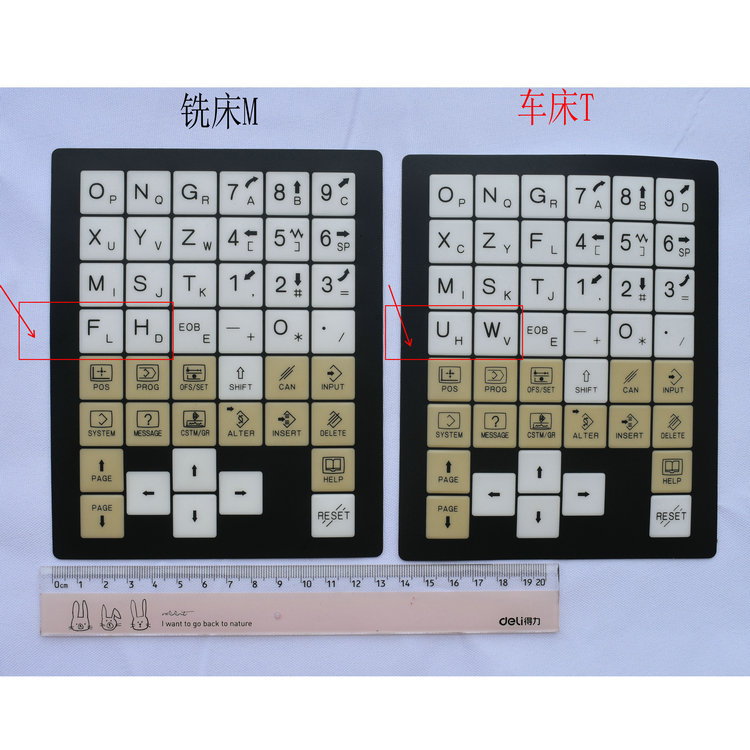 FANUC A98L-0005-0298 밀링 머신M 및 선반T용 CNC 조작 패널 제품 이미지