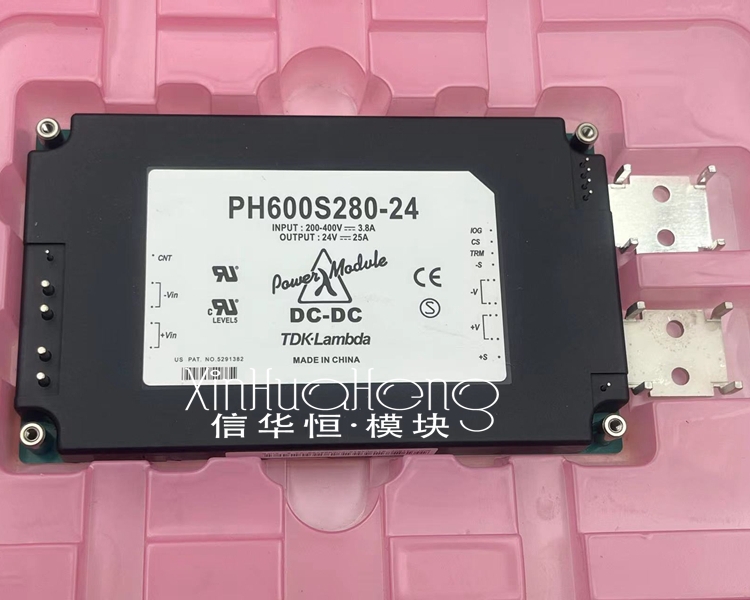 PH600S28024 TDKLambda 절연 전원 공급 장치 200400V 280V 24V 600W 제품 이미지