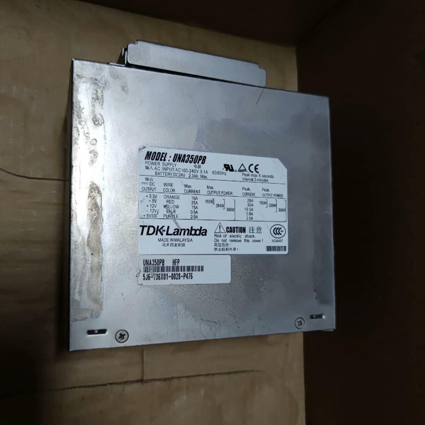 TDKLAMBDA 산업용 전원 공급 장치 UNA350PB 350W 제품 이미지