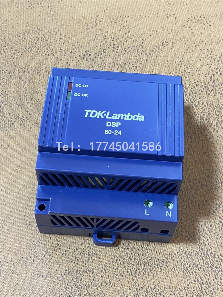 DSP6024 TDKLambda 전원 공급 장치 DIN 레일 60W 전력 출력 24VDC 25A 문의 제품 이미지