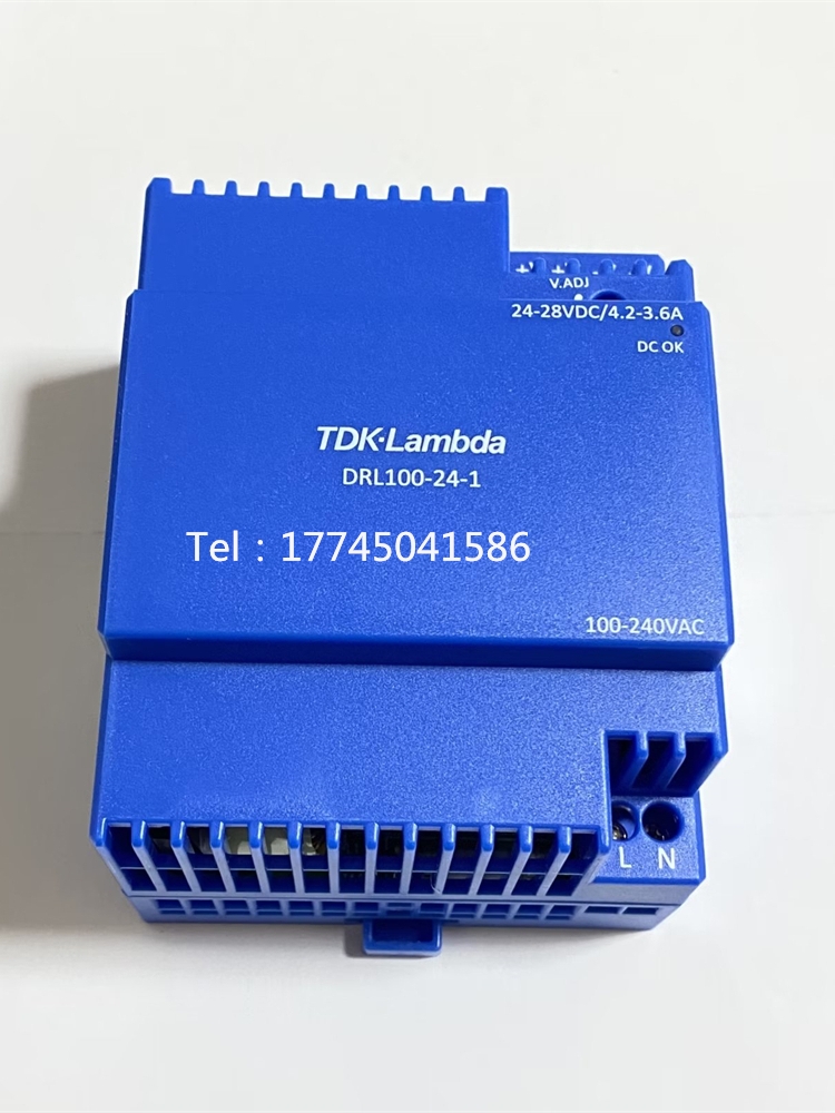 DRL100241 TDKLAMBDA 산업용 DIN 레일 전원 공급 장치 100W 전력 24VDC 출력 42A 제품 이미지