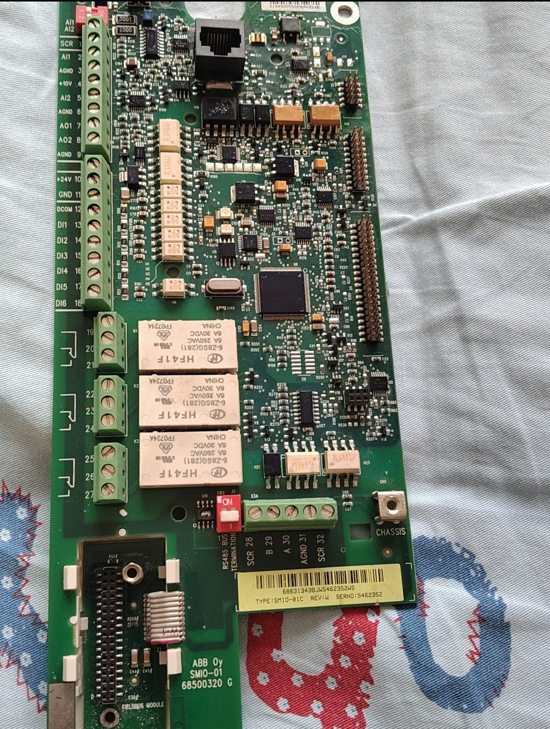 ABB ACS510/ACS55001 주파수 인버터 CPU 제어 보드 I/O 마더보드 인터페이스 SMIO01C 제품 이미지