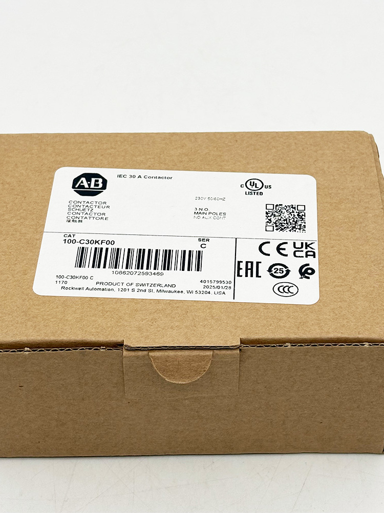 Rockwell AllenBradley 100C30KF00 접촉기 새 제품 이미지
