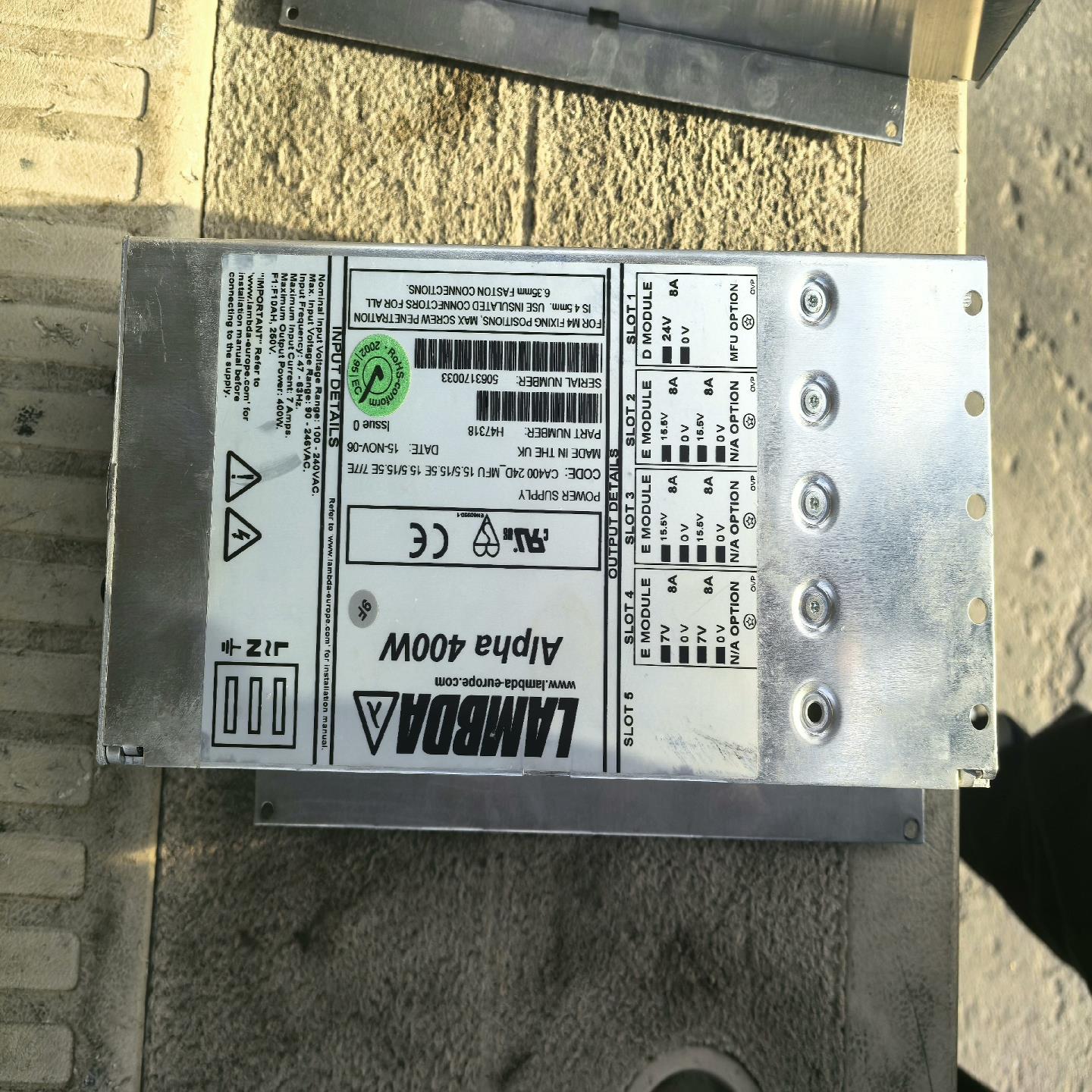 람다 알파 400W CA400 24전류 전자 장치 제품 이미지